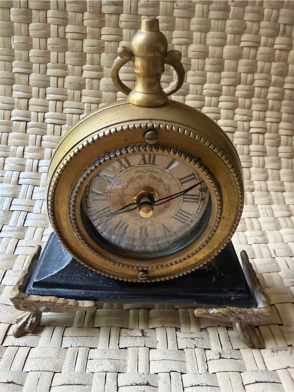 Rue Juliette Pocket Watch Style Desk Clock